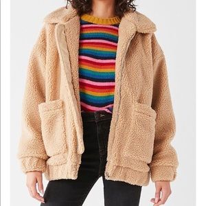 NWT I AM GIA pixie coat camel small